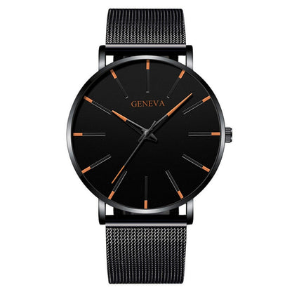 Relógio Masculino Geneva Minimalista Ultra Fino